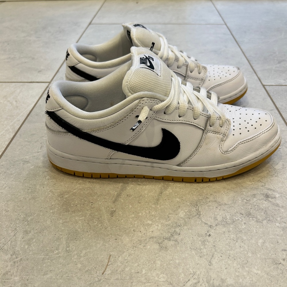 Nike SB Dunk White Gum Size 9.5
